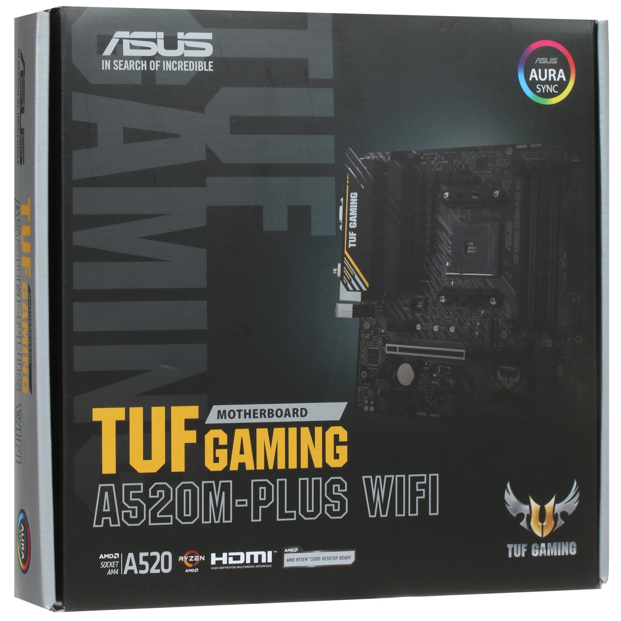 Asus Материнская плата TUF GAMING A520M-PLUS WIFI