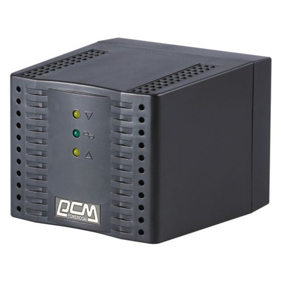 PowerCom Стабилизатор напряжения TCA-2000 Black Tap-Change, 1000W