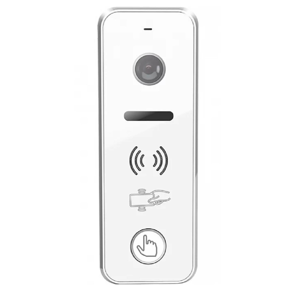 Tantos Вызывная видеопанель iPanel 2 HD EM White со встроенным считывателем и с автономным контроллером на 150 карт формата Em-marin