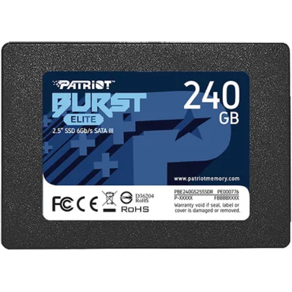 Patriot носитель информации SSD 240Gb Burst Elite PBE240GS25SSDR