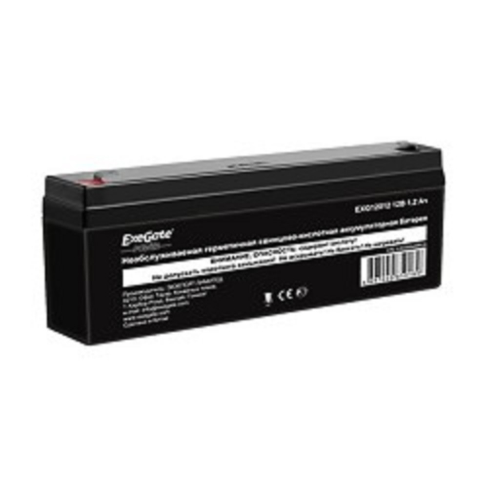 EXEGATE батареи EP249948RUS Аккумуляторная батарея DT 12012 EXG12012 12V 1.2Ah, клеммы F1