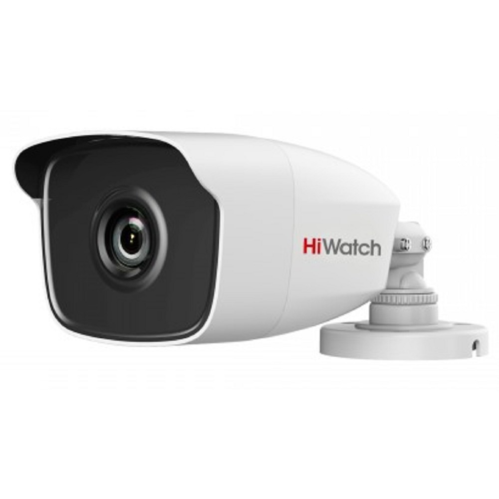 HiWatch Видеонаблюдение DS-T220 2.8 mm Камера видеонаблюдения 2.8-2.8мм HD TVI цветная корп.:белый