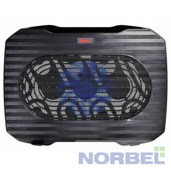 Buro Аксессуар к ноутбуку Подставка для ноутбука 15.6"357x265x33mm 1xUSB 1x 140mmFAN 345г металлическая сетка пластик черный BU-LCP156-B114