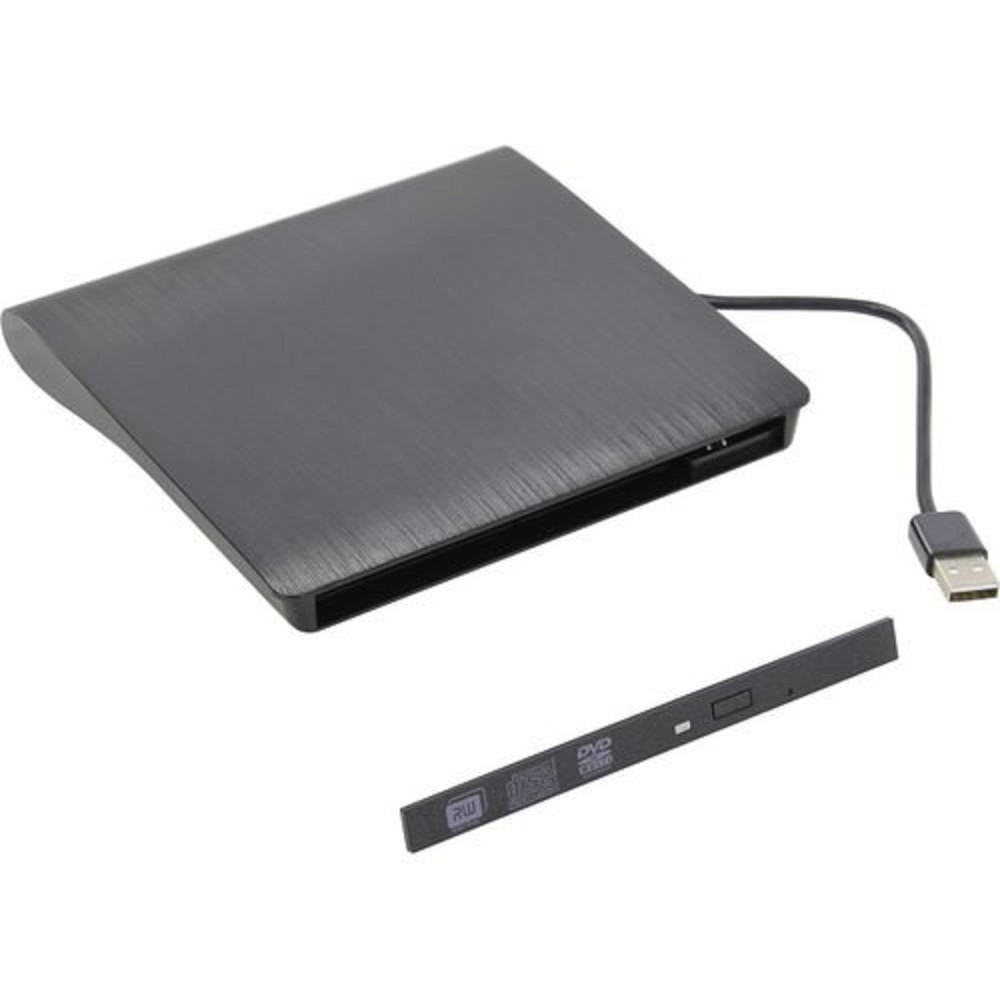 Orient Контейнер для HDD UHD9A2, USB 2.0 контейнер для оптического привода ноутбука 9.5 мм, установка ODD без отвертки, встроенный USB кабель, питание от USB, черный 30838