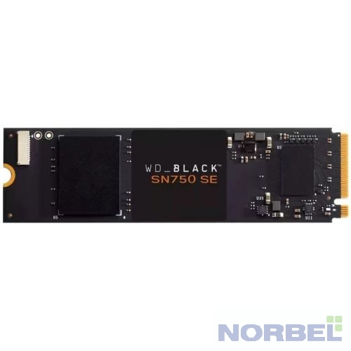 Western digital накопитель SSD WD Black SN750 WDS250G1B0E 250ГБ, M.2 2280, PCI-E 4.0 x4, NVMe, PCIe