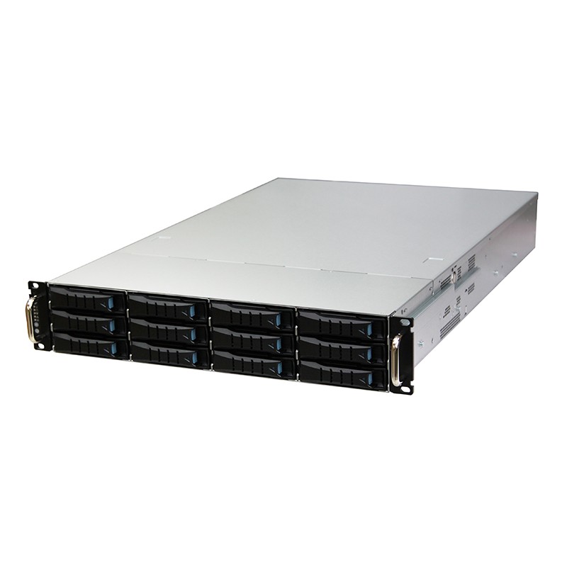 Supermicro Сервер AIC XE1-2ET00-08 RSC-2ET, 2U, 12x 3.5" hot-swap bays, tool-less 3.5" and 2.5" HDD tray, 800W CRPS redundant power supply, 2x 15mm 2.5"HDD internal OS, low profile rear panel, rail, 2U12 SAS 12G