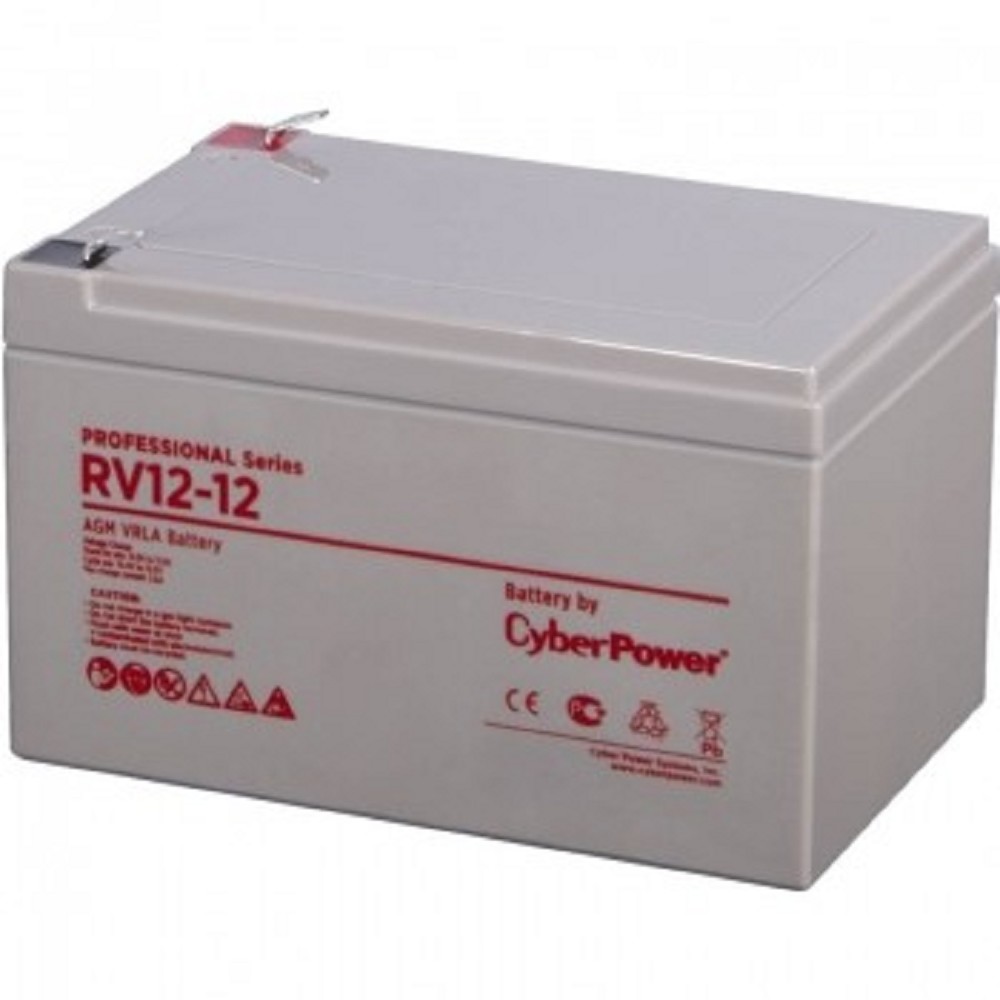 CyberPower батареи комплектующие к ИБП Аккумуляторная батарея RV 12-12 12V 12Ah