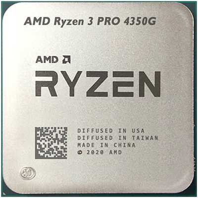 Amd Процессор CPU Ryzen 3 PRO 4350G OEM 100-000000148 3,80GHz, Turbo 4,00GHz, Radeon Graphics, AM4