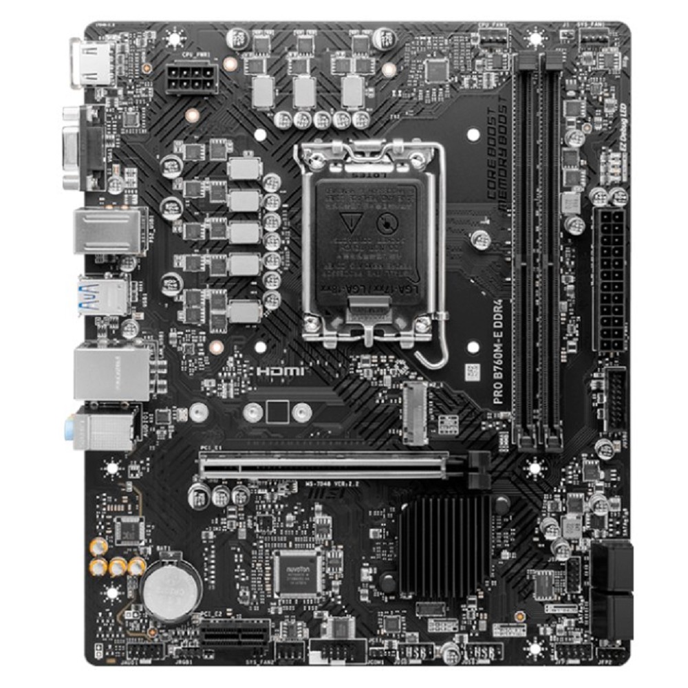 MicroStar Материнская плата MSI PRO B760M-E