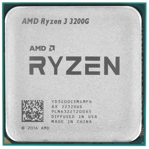 Amd Процессор CPU Ryzen 3 3200G OEM YD3200C5M4MFH 3.6GHz Radeon Vega 8 AM4