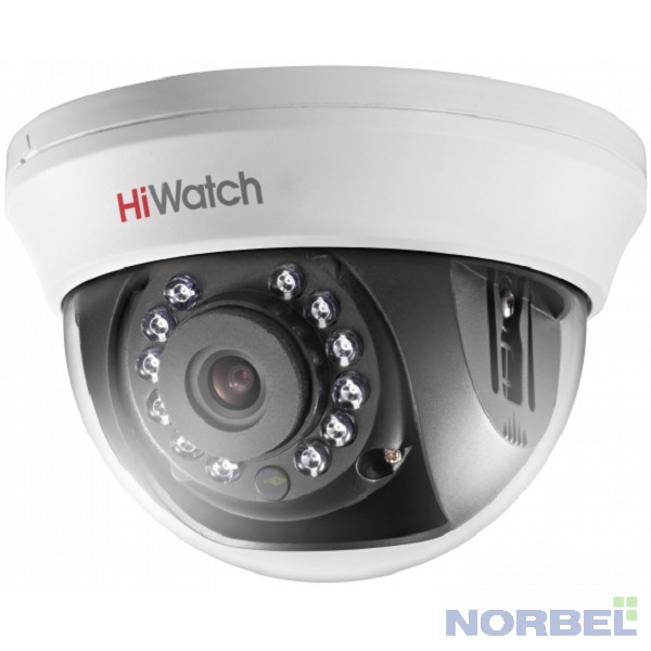HiWatch Видеонаблюдение DS-T201 B 3.6 mm Камера видеонаблюдения 3.6-3.6мм цветная