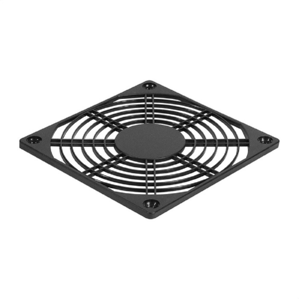 EXEGATE Вентиляторы EX295271RUS Решетка для вентилятора 120x120 EG-120PSB 120x120 мм, пластиковая, квадратная, черная