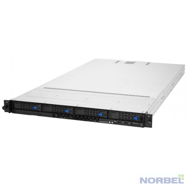 Asus серверная платформа Серверная платформа RS700-E10-RS4U, 1U, 2xLGA4189 3rd Gen Scalable ;4x3.5 2.5 HS bays 4x NVMe SAS SATA , 2xM.2 slots 2280 ; 32 DDR4; 3xPCIe x16, Aspeed AST2600, X710-AT2 2x10G, 2x800W