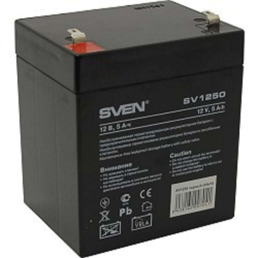 Sven батареи SV1250 12V 5Ah батарея аккумуляторная