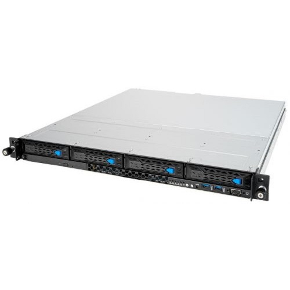 Asus серверная платформа RS300-E11-PS4 1U, LGA1200, 4xDDR4, 4x3.5 1xSFF8643, 2xNVME on the backplane, , DVDRW, 2x1GbE, 1xM.2 SATA PCIE 2280, optional ASMB10-iKVM, HDMI from CPU , 1x350W 441205