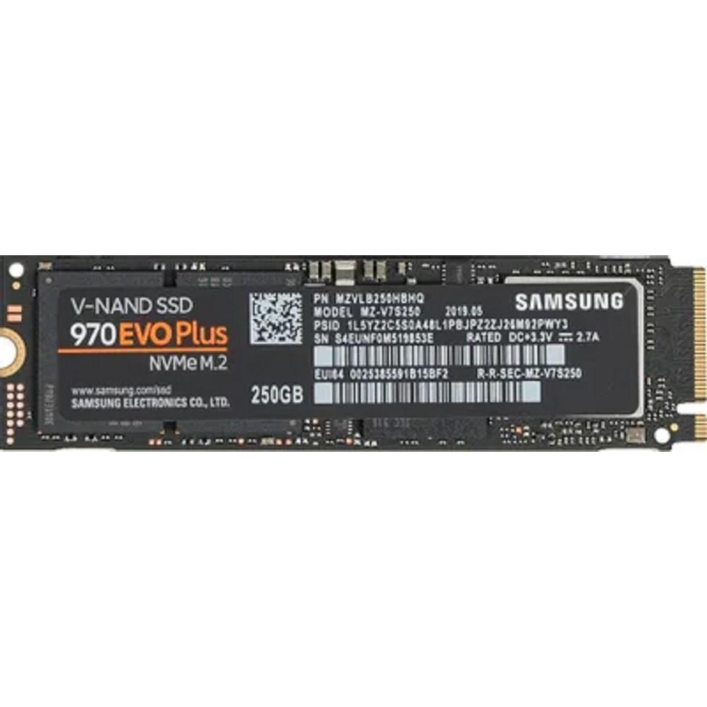 Samsung накопитель SSD 250Gb 970 EVO Plus M.2 MZ-V7S250BW