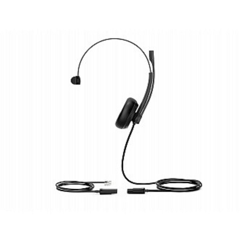 Yealink Гарнитуры YHS34 Mono Гарнитура проводная, черный