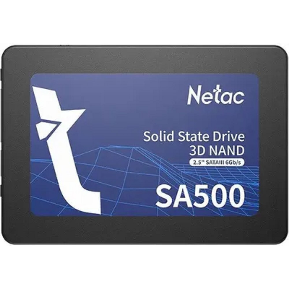 Netac Накопитель SSD SATA III 480GB SA500 2,5" TLC Retail NT01SA500-480-S3X