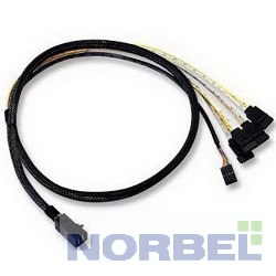 Lsi Контроллер 00410 26II-IC4307-0175 Logic Кабель Кабель MINI SAS HD internal cable SFF8643 to x4 SATA 0,6м