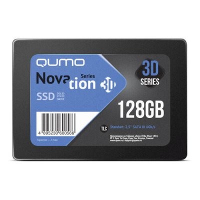 Qumo накопитель SSD 128GB Novation TLC Q3DT-128GSCY