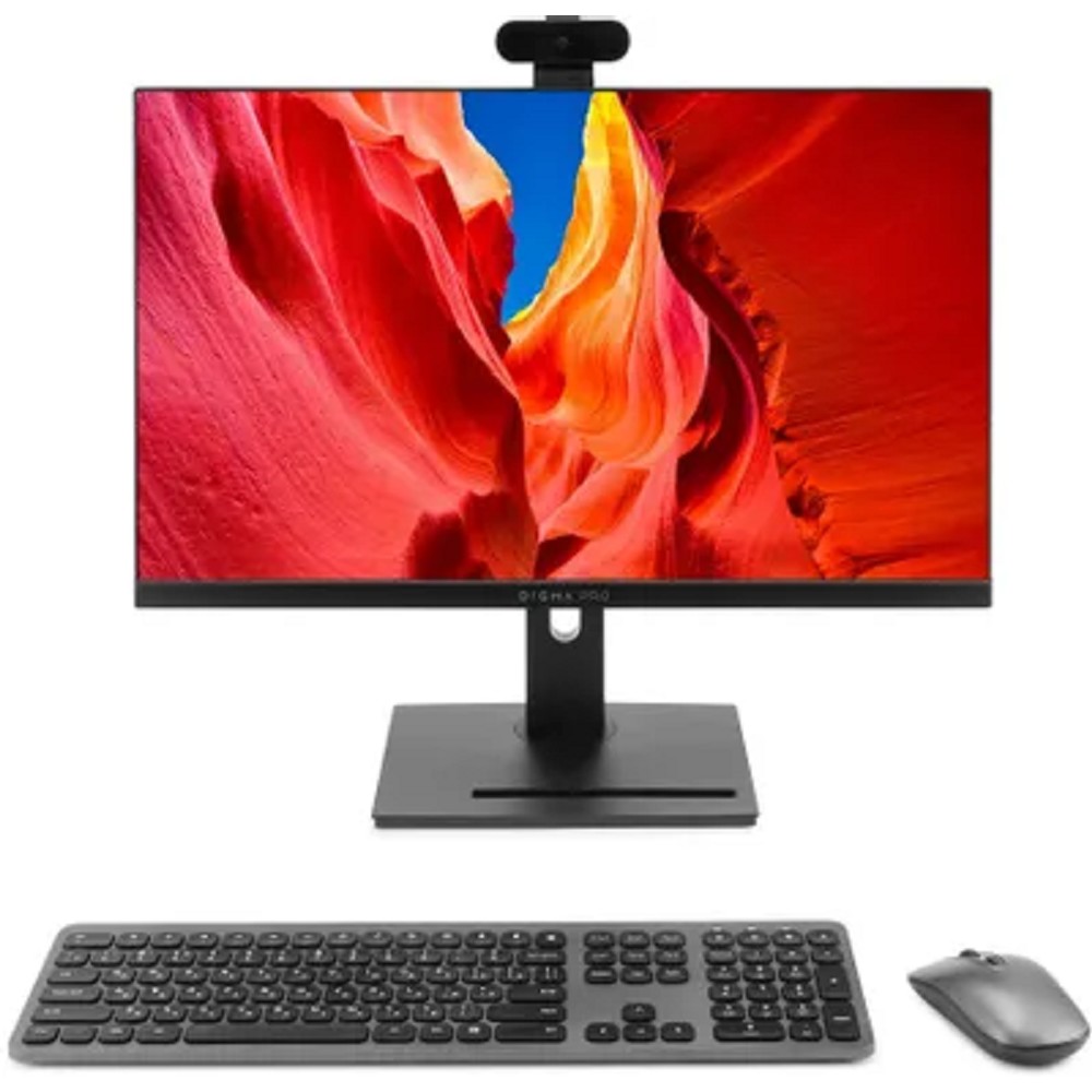 Digma Моноблок Pro Vision 23.8" Full HD Ryzen 3 5425U 8Gb SSD256Gb RGr CR W11Pro kb m черный 1920x10
