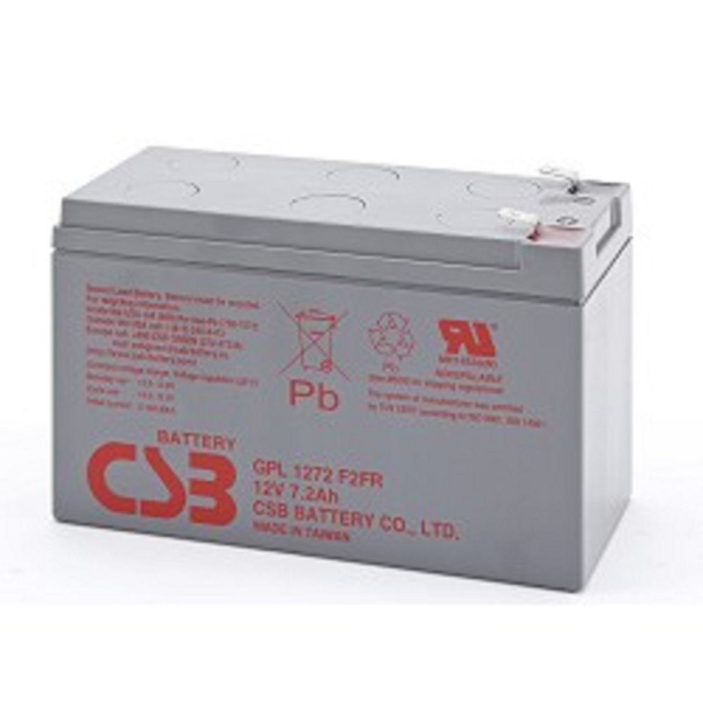 Csb батареи Батарея GPL1272 12V 7,2Ah F2, FR с увеличенным сроком службы 10лет