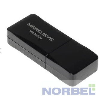 Mercusys MW300UM Беспроводной сетевой мини USB-адаптер, скорость до 300 Мбит с